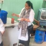 भिण्ड : खाद्य सुरक्षा विभाग ने मौके पर रैपिड किट से की दूध की जांच